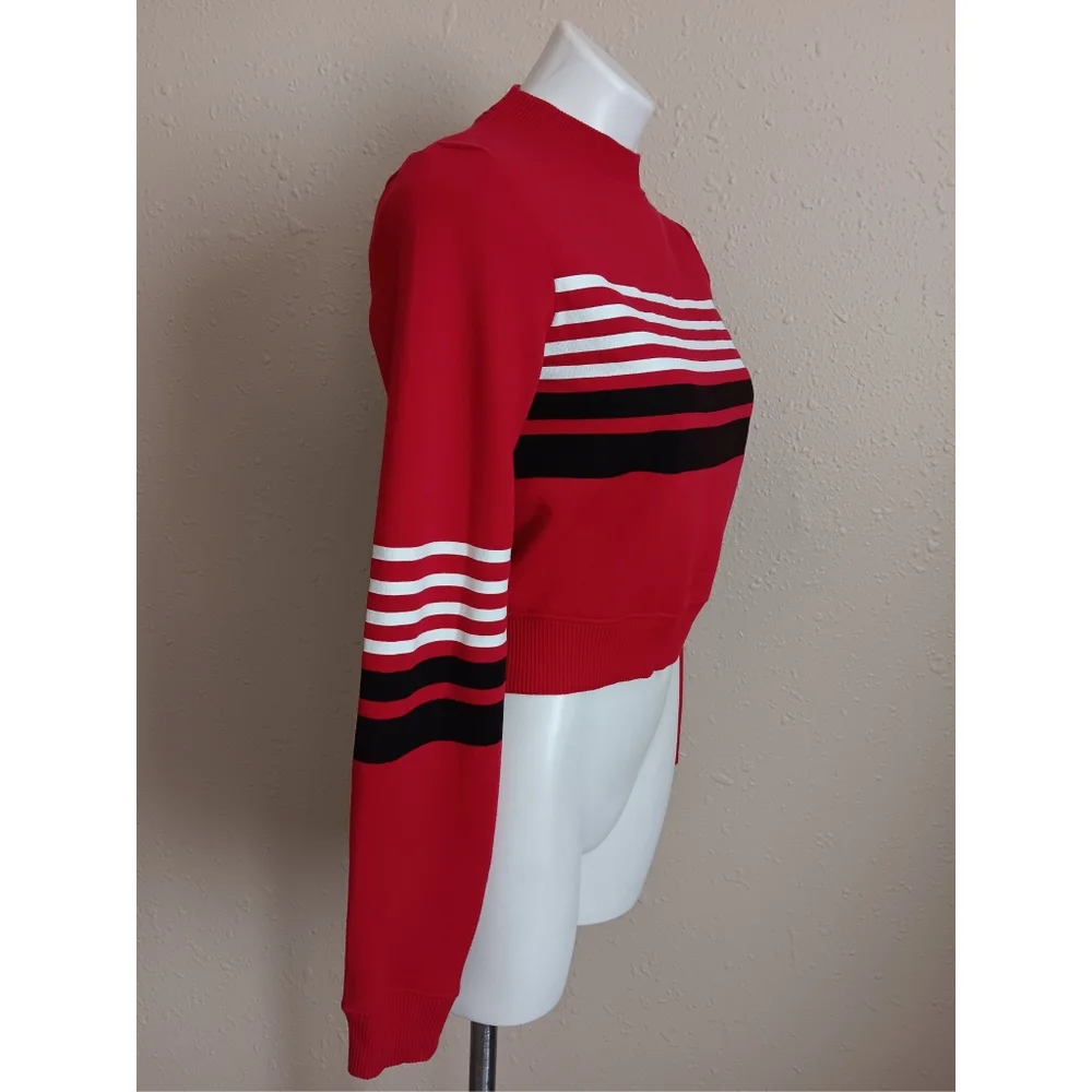 Hollister Striped Cropped Sweater - Picture 2 of 6
